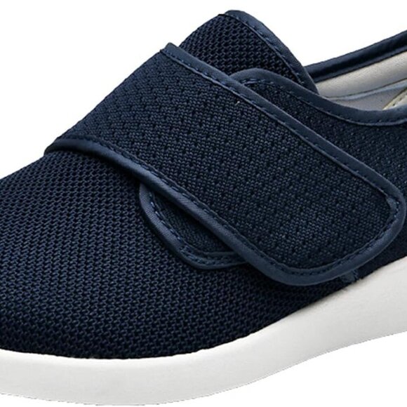 Women’s Breathable Wide Width Diabetic Shoes Lightweight Memory Foam Sneakers - Picture 1 of 6